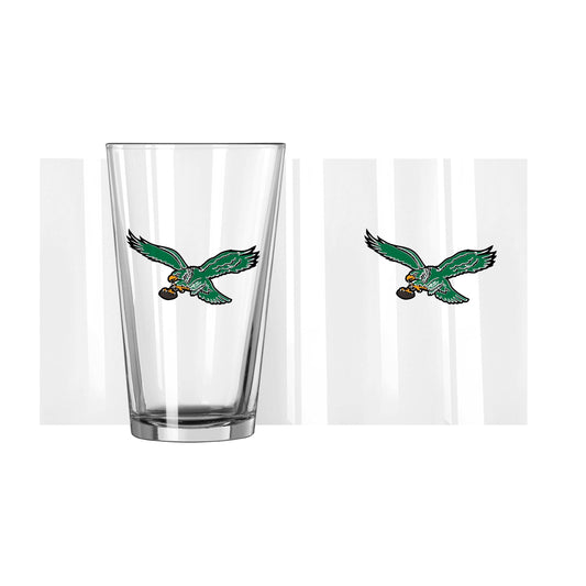 Philadelphia Eagles Retro 16oz Pint Glass - Logo Brands - Flyclothing LLC