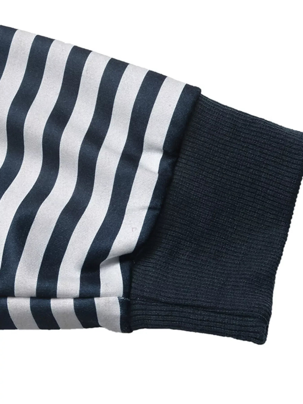 Striped Off-Shoulder Ribbon Accent Sweatshirt - Trendsi - Flyclothing LLC