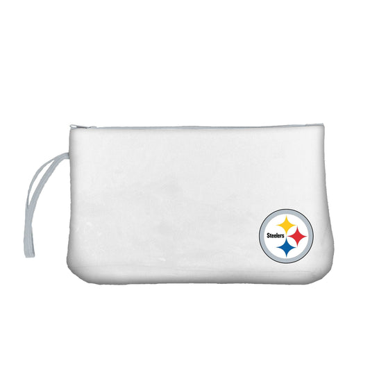 Pittsburgh Steelers Clear Wristlet - Logo Brands - Flyclothing LLC