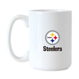 Pittsburgh Steelers 15oz Letterman Sublimated Mug - Logo Brands - Flyclothing LLC