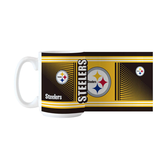 Pittsburgh Steelers 15oz Hero Sublimated Mug - Logo Brands - Flyclothing LLC