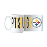 Pittsburgh Steelers 15oz Overtime Sublimated Mug - Logo Brands - Flyclothing LLC
