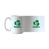 Pittsburgh Steelers St. Patrick's Day Sublimated 15oz Mug - Logo Brands - Flyclothing LLC