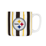 Pittsburgh Steelers 16oz Brushstroke Stripe Mug - Logo Brands - Flyclothing LLC