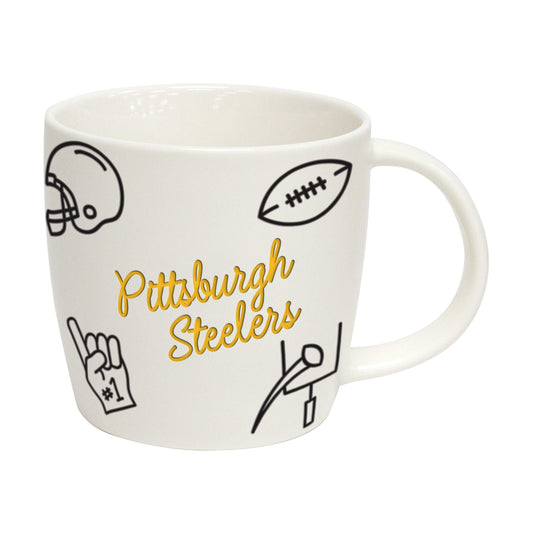 Pittsburgh Steelers 18oz Playmaker Mug - Logo Brands - Flyclothing LLC