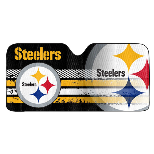 NFL - Pittsburgh Steelers Auto Shade - Logo Brands - Flyclothing LLC