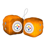 NFL - Pittsburgh Steelers Fuzzy Dice - Logo Brands - Flyclothing LLC