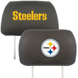 NFL - Pittsburgh Steelers Head Rest Cover - Logo Brands - Flyclothing LLC