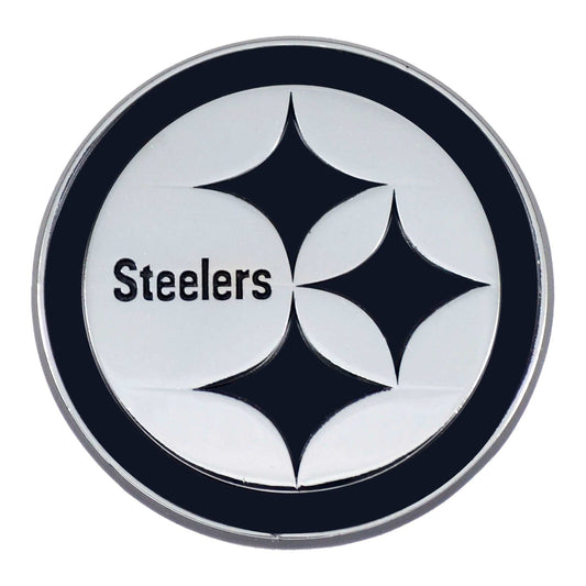 NFL - Pittsburgh Steelers Chrome Emblem - Logo Brands - Flyclothing LLC