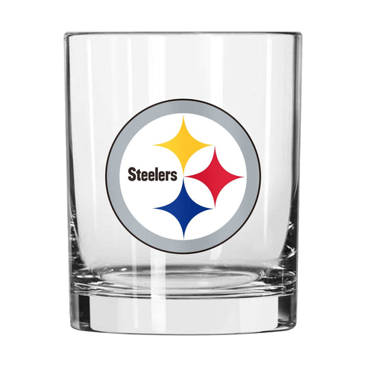 Pittsburgh Steelers 14oz Swagger Rocks Glass - Logo Brands - Flyclothing LLC