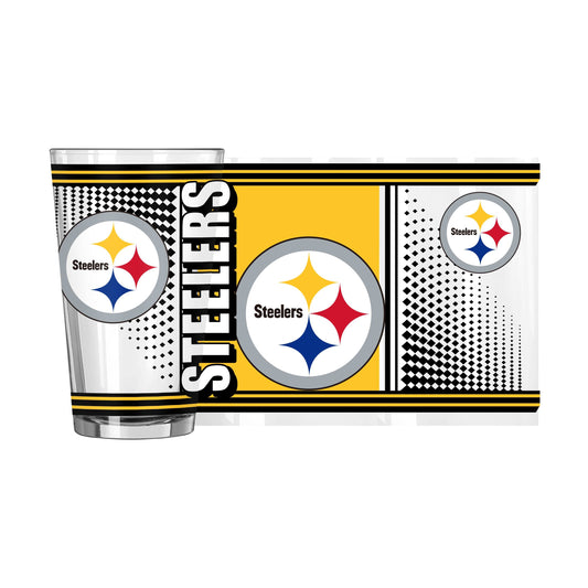 Pittsburgh Steelers 16oz Hero Pint Glass - Logo Brands - Flyclothing LLC