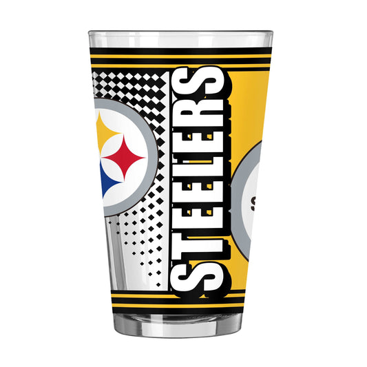 Pittsburgh Steelers 16oz Hero Pint Glass - Logo Brands - Flyclothing LLC
