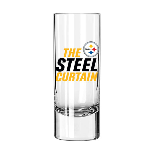 Pittsburgh Steelers 2.5oz Slogan Shooter Glass - Logo Brands - Flyclothing LLC
