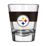 Pittsburgh Steelers 2oz Colorblock Shot Glass - Logo Brands - Flyclothing LLC