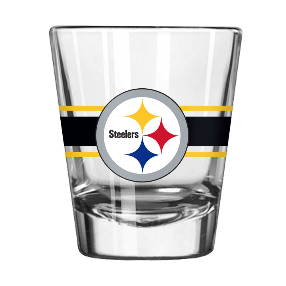 Pittsburgh Steelers 2oz Stripe Shot Glass - Logo Brands - Flyclothing LLC