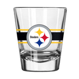 Pittsburgh Steelers 2oz Stripe Shot Glass - Logo Brands - Flyclothing LLC
