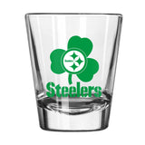 Pittsburgh Steelers 2oz St. Patrick's Day Shot Glass - Logo Brands - Flyclothing LLC