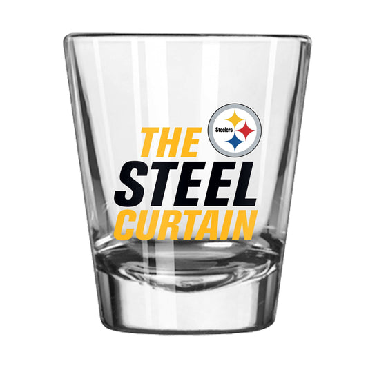 Pittsburgh Steelers 2oz Slogan Shot Glass - Logo Brands - Flyclothing LLC