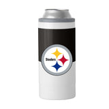 Pittsburgh Steelers Colorblock 12oz Slim Can Coolie - Logo Brands - Flyclothing LLC