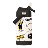 Pittsburgh Steelers 12oz Mascot SS Kids Bottle - Logo Brands - Flyclothing LLC