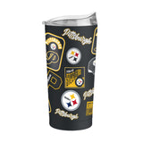 Pittsburgh Steelers 20oz Dreamweave Powder Coat Tumbler - Logo Brands - Flyclothing LLC