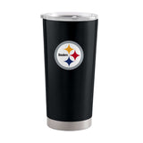 Pittsburgh Steelers Letterman 20oz Stainless Tumbler - Logo Brands - Flyclothing LLC