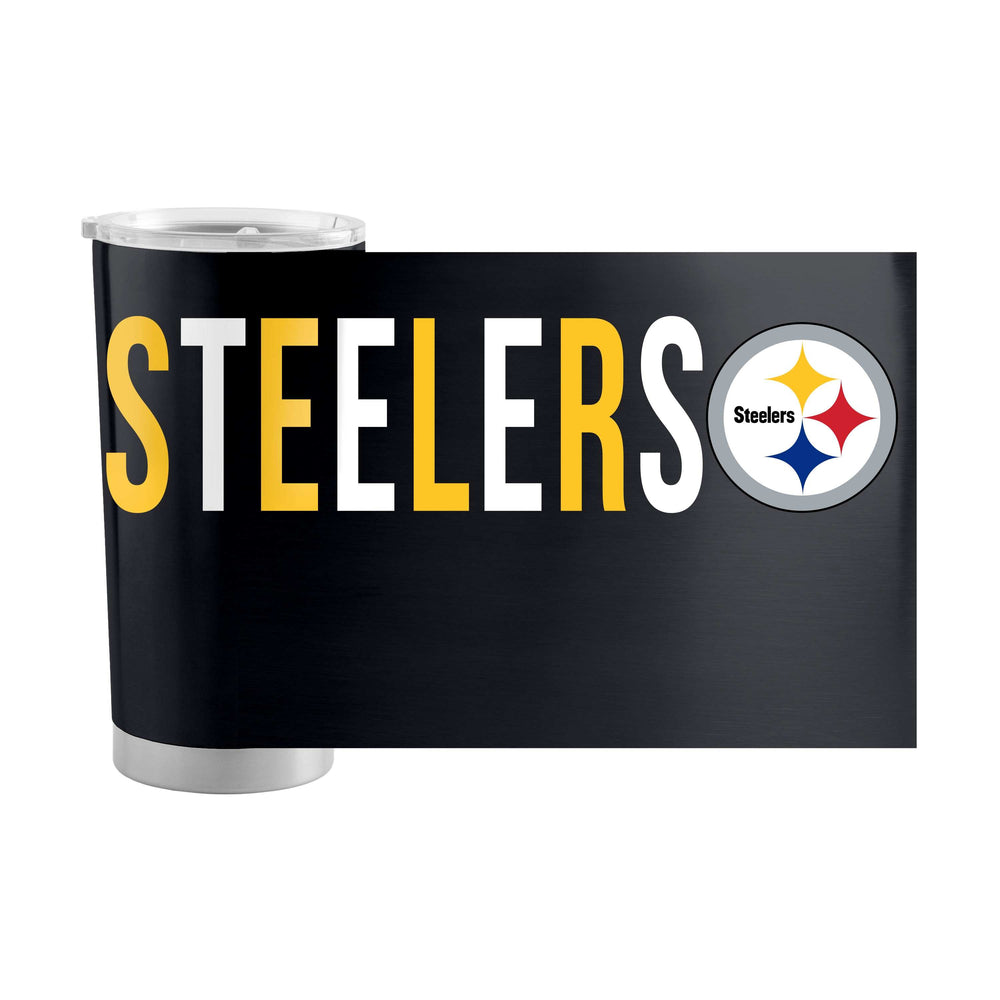 Pittsburgh Steelers Overtime 20oz Stainless Tumbler - Logo Brands - Flyclothing LLC