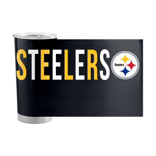 Pittsburgh Steelers Overtime 20oz Stainless Tumbler - Logo Brands - Flyclothing LLC