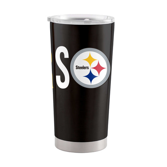 Pittsburgh Steelers Overtime 20oz Stainless Tumbler - Logo Brands - Flyclothing LLC
