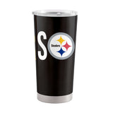 Pittsburgh Steelers Overtime 20oz Stainless Tumbler - Logo Brands - Flyclothing LLC