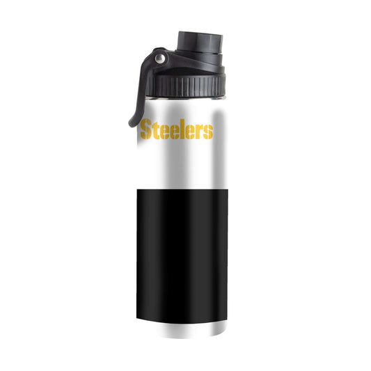 Pittsburgh Steelers Colorblock 21oz Twist Top Bottle - Logo Brands - Flyclothing LLC
