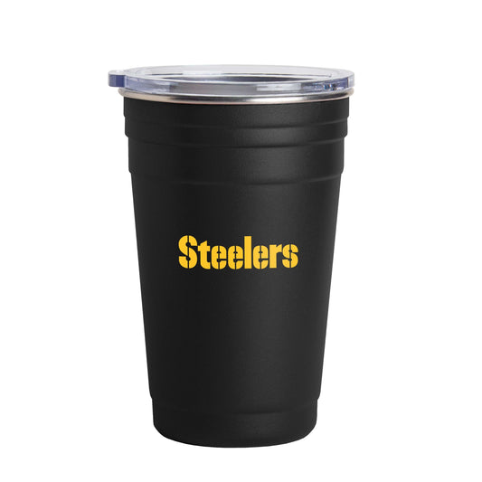 Pittsburgh Steelers 22oz Flipside Stainless Cup - Logo Brands - Flyclothing LLC