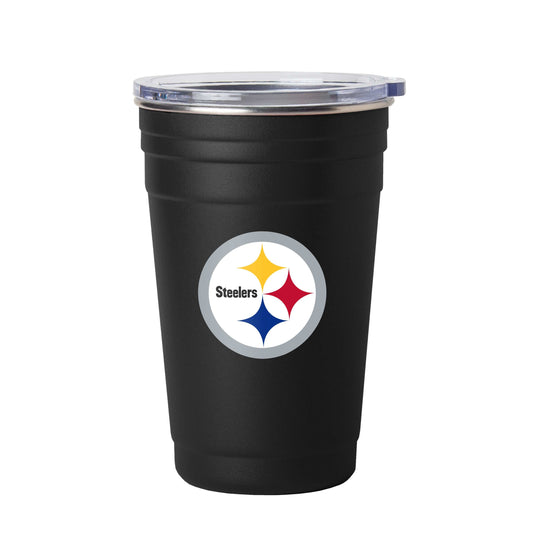 Pittsburgh Steelers 22oz Flipside Stainless Cup - Logo Brands - Flyclothing LLC