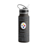 Pittsburgh Steelers 25oz Replay SingleWall FlipTop Bottle - Logo Brands - Flyclothing LLC