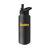 Pittsburgh Steelers 34oz Flipside Quencher Bottle - Logo Brands - Flyclothing LLC