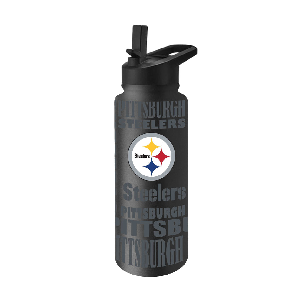 Pittsburgh Steelers 34oz Replay Quencher Bottle - Logo Brands - Flyclothing LLC
