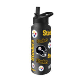 Pittsburgh Steelers 34oz Native Quencher Bottle - Logo Brands - Flyclothing LLC