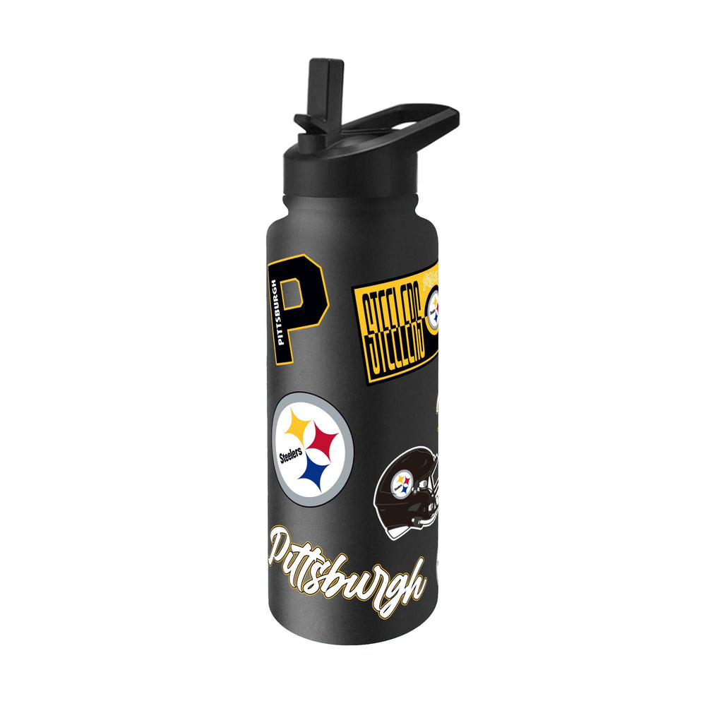 Pittsburgh Steelers 34oz Dreamweave Quencher Bottle - Logo Brands - Flyclothing LLC
