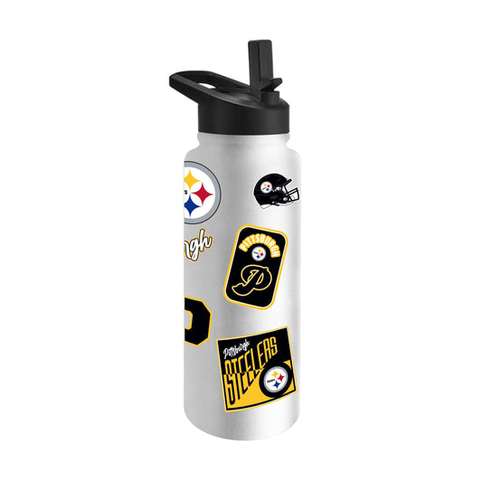 Pittsburgh Steelers Dreamweave 34oz Quencher Bottle - Logo Brands - Flyclothing LLC