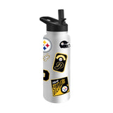 Pittsburgh Steelers Dreamweave 34oz Quencher Bottle - Logo Brands - Flyclothing LLC