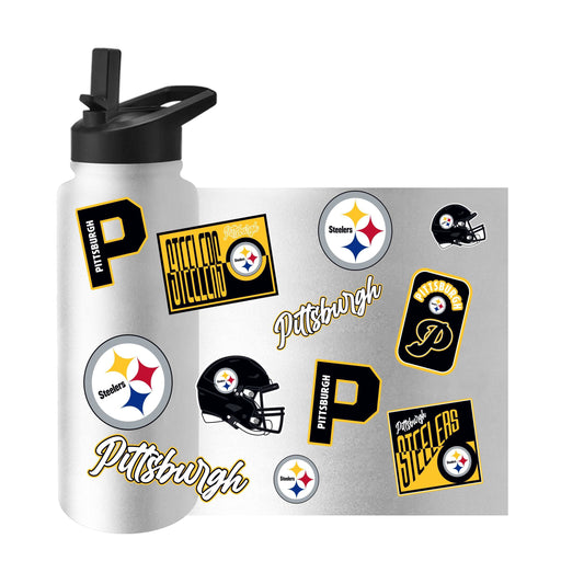 Pittsburgh Steelers Dreamweave 34oz Quencher Bottle - Logo Brands - Flyclothing LLC