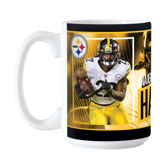 Pittsburgh Steelers 15oz Najee Harris Image Sublimated Mug - Logo Brands - Flyclothing LLC