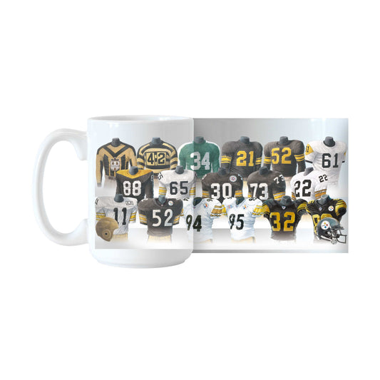 Pittsburgh Steelers 15oz Legacy Sublimated Mug - Logo Brands - Flyclothing LLC