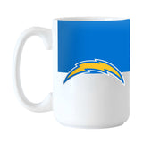 LA Chargers Color Block 15 oz Sublimated Mug - Logo Brands - Flyclothing LLC