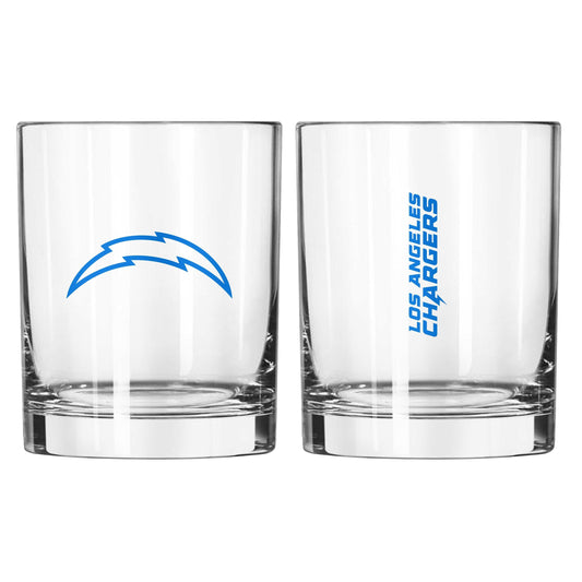 Los Angeles Chargers 14oz Gameday Rocks Glass - Logo Brands - Flyclothing LLC