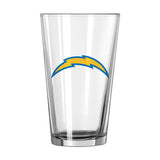 LA Chargers 16oz Overtime Pint Glass - Logo Brands - Flyclothing LLC