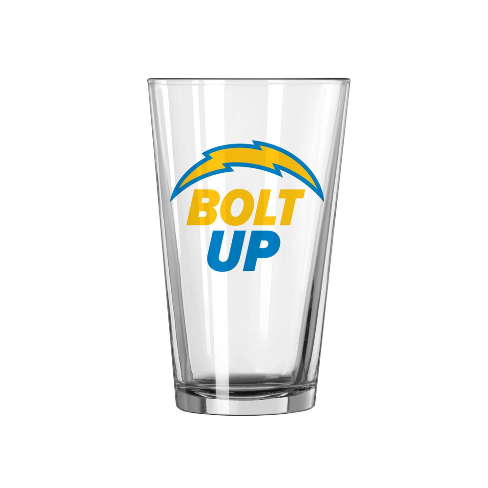 Los Angeles Chargers 16oz Slogan Pint Glass - Logo Brands - Flyclothing LLC