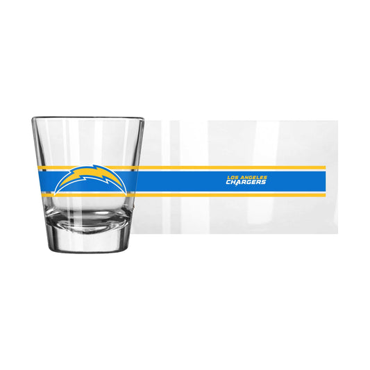 Los Angeles Chargers 2oz Stripe Shot Glass - Logo Brands - Flyclothing LLC