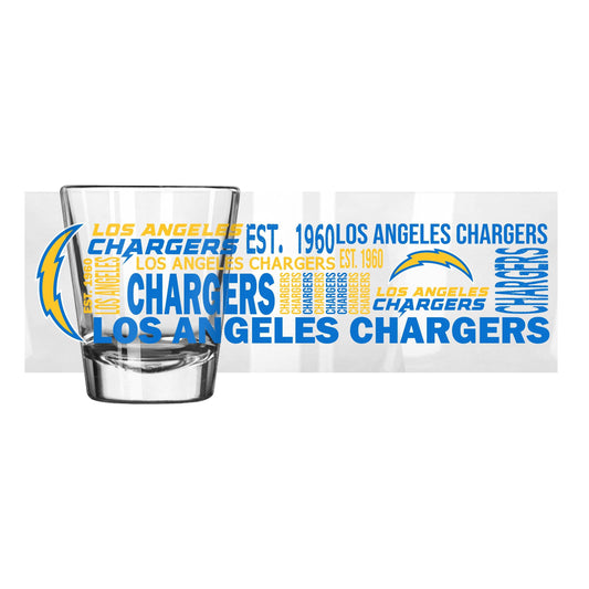 Los Angeles Chargers 2oz Spirit Shot Glass - Logo Brands - Flyclothing LLC
