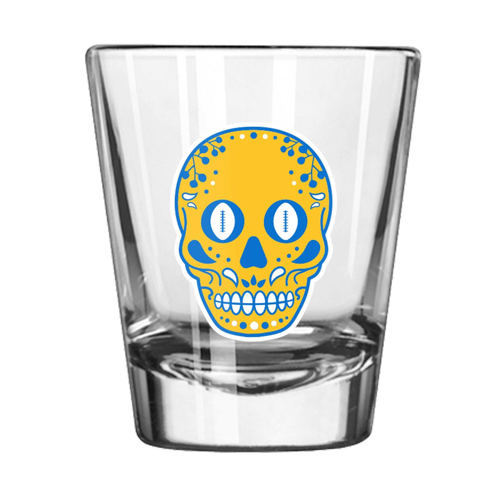 Los Angeles Chargers 2oz Sugar Skull Shot Glass - Logo Brands - Flyclothing LLC
